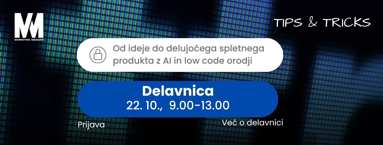 Image for Delavnica Tips & Tricks: Od ideje do delujočega spletnega produkta z AI in low code orodji